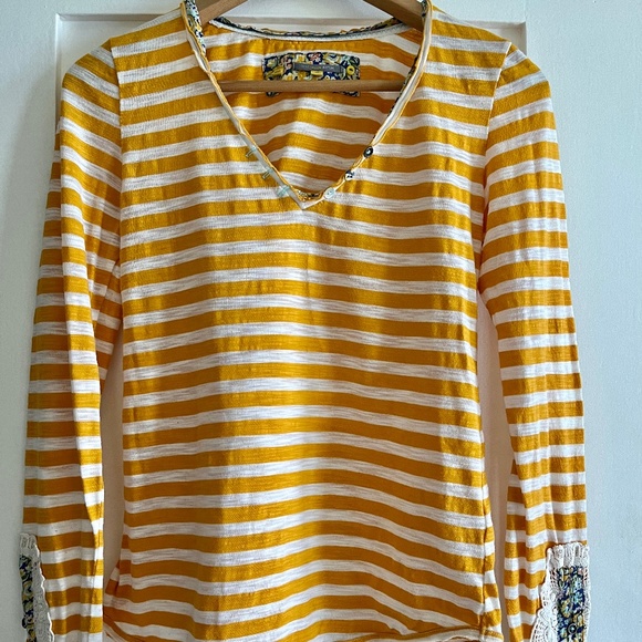 Anthropologie Little Yellow button Shirt - Picture 1 of 5